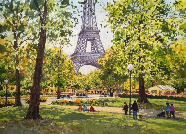 Aquarelle Originale Paris