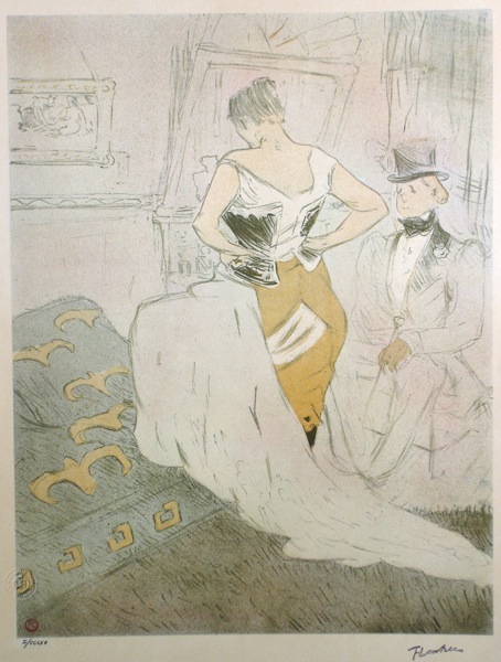 lithographie_lautrec_femme_corsage