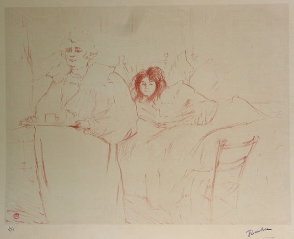 femme_au_plateau_lautrec_lithographie_originale