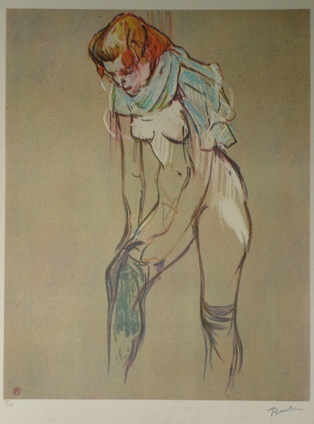 lithographie_lautrec_femme_mettant_ses_bas